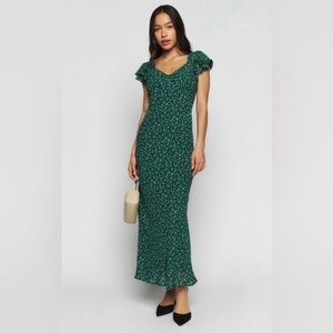 Reformation Lisola Dress in Rosemarie - xs